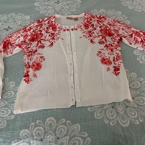 Cardigan with matching tee